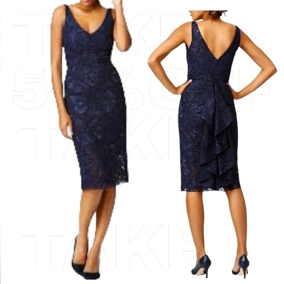ML Monique Lhuillier Follow Suit Sheath - Picture 1 of 16